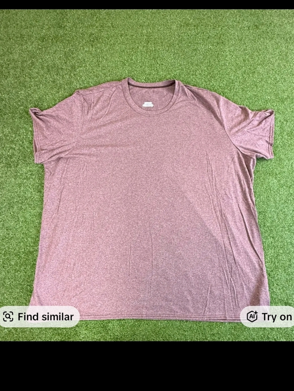 Bogo!! Men's Heathered Dusty Rose Short Sleeve Crew